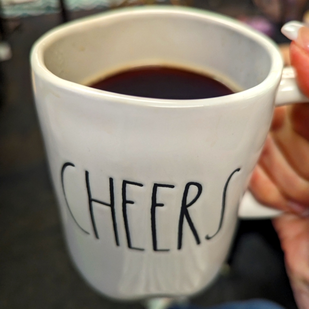 Rae Dunn CHEERS Coffee Mug